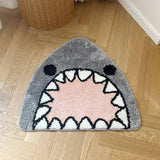 Roomtery Kawaii Angry Shark Tufted Accent Rug, view 5