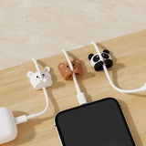 Roomtery Kawaii Brown Bear Cable Organizer Clips (Set of 2), view 2