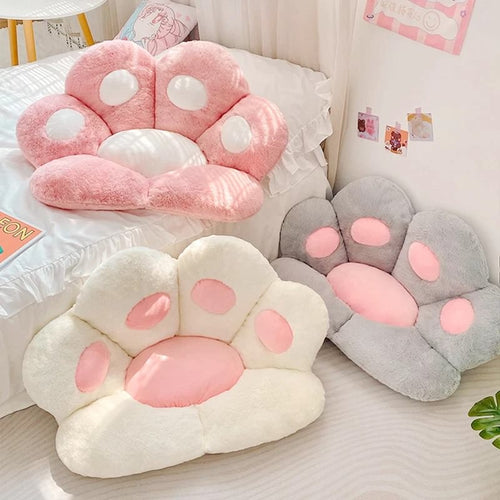 Roomtery Kawaii Cat Paw Seat Cushion