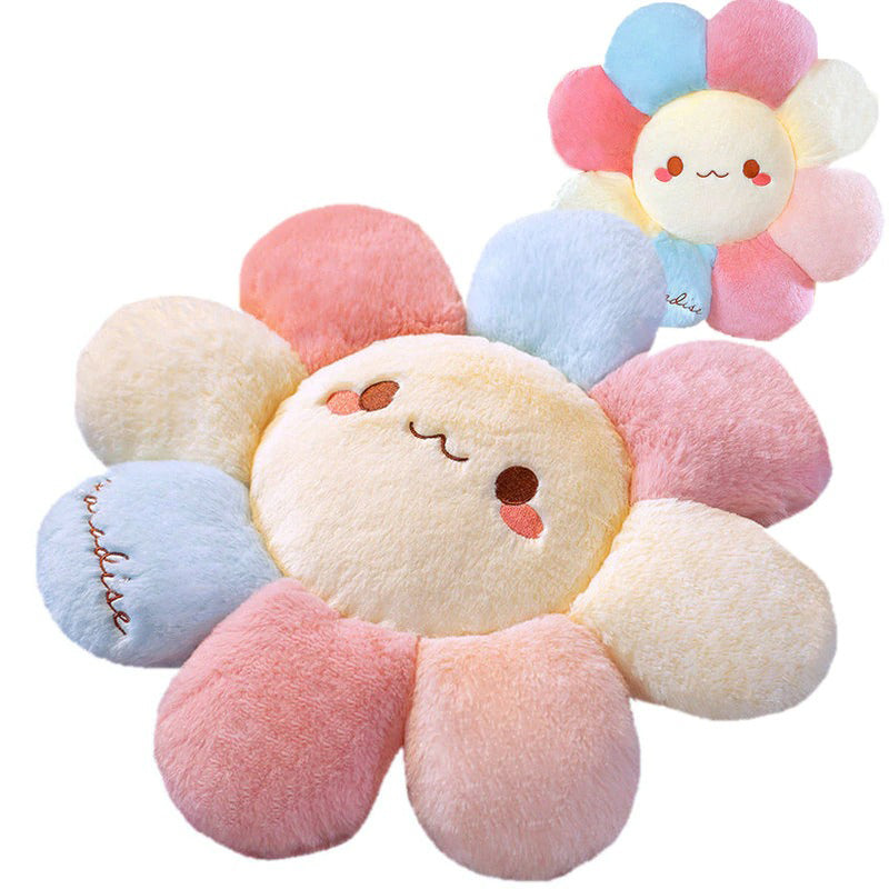Roomtery Kawaii Flower Plush Pillow