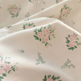 Roomtery Kawaii Grandma Pink Plaid Bedding Duvet Cover Set, view 6