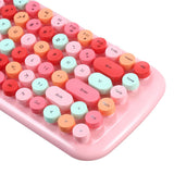 Roomtery Kawaii Retro Keyboard + Mouse Set, view 2