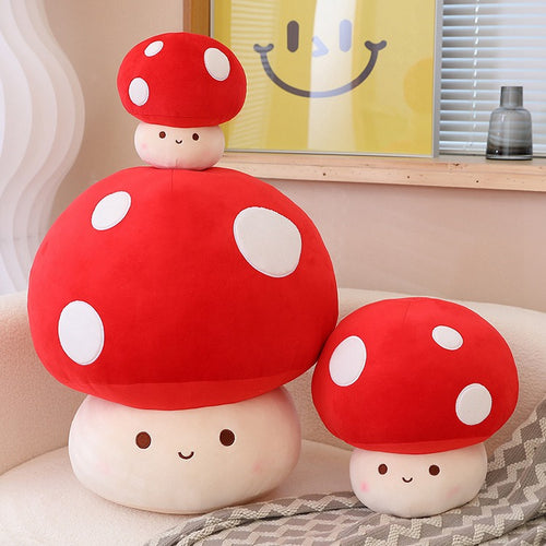 Roomtery Kawaii Mushroom Plush Toy