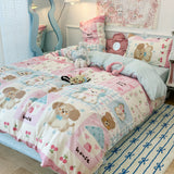 Roomtery Kawaii Princess Patchwork Bedding Set, view 3