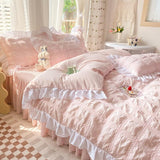 Roomtery Kawaii Ruffle Bedding Set, view 3