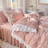 Roomtery Kawaii Ruffle Bedding Set, view 6