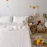 Roomtery Kawaii Ruffle Summer Quilt Set, view 3