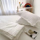 Roomtery Kawaii Ruffle Summer Quilt Set, view 6