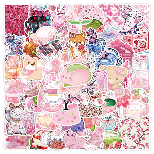 Roomtery Kawaii Sakura Sticker Pack