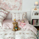 Roomtery Kawaii Teddy Tea Party Bedding Set, view 3