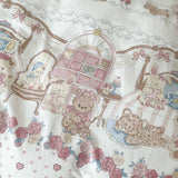 Roomtery Kawaii Teddy Tea Party Bedding Set, view 4