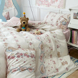 Roomtery Kawaii Teddy Tea Party Bedding Set, view 6