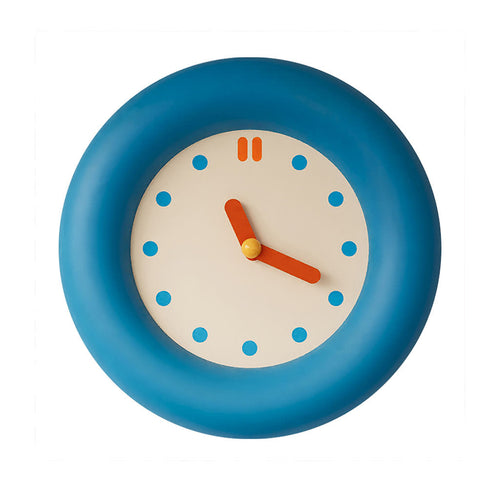 Roomtery Kidrore Modern Blue Round Clock