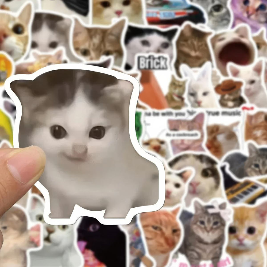 Roomtery Kitty Meme Sticker Pack