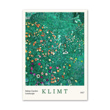 Roomtery Klimt Green Art Hoe Canvas Posters, view 3