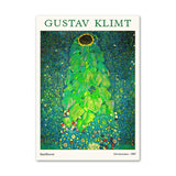 Roomtery Klimt Green Art Hoe Canvas Posters, view 4