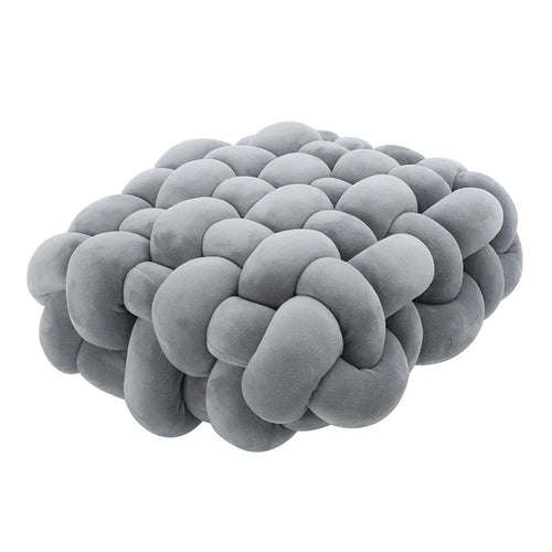 Roomtery Knitted Chunky Plush Cushion