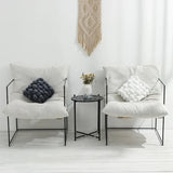 Roomtery Knitted Chunky Plush Cushion, view 4