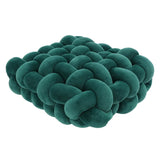 Roomtery Knitted Chunky Plush Cushion, view 5