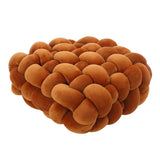 Roomtery Knitted Chunky Plush Cushion, view 6