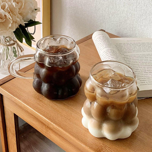 Roomtery Large Bubble Glass Cup