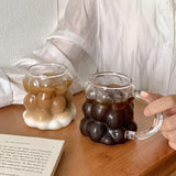 Roomtery Large Bubble Glass Cup, view 4
