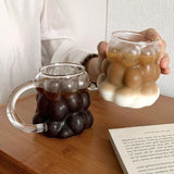 Roomtery Large Bubble Glass Cup, view 5