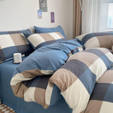 Roomtery Large Plaid Print Bedding Set, view 3