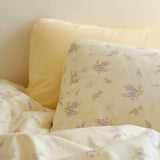 Roomtery Lavender Bloom Floral Cotton Bedding Set, view 2