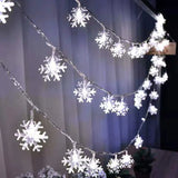 Roomtery LED Snowflakes String Lights, view 2