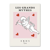 Roomtery Les Grands Mythes Canvas Posters, view 6