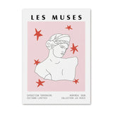 Roomtery Les Muses Art Canvas Posters, view 4