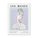 Roomtery Les Muses Art Canvas Posters, view 6