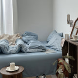 Roomtery Light Blue Gingham Bedding Set, view 6