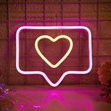 Roomtery Like Button LED Neon Sign, view 3
