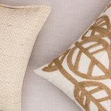 Roomtery Linen Leaves Embroidery Cushion Covers, view 2