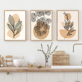 Roomtery Lines and Faces Gallery Wall Canvas Posters, view 2