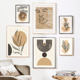 Roomtery Lines and Faces Gallery Wall Canvas Posters, view 3