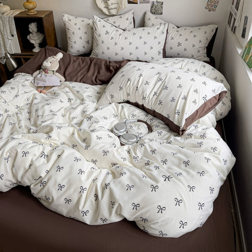 Roomtery Little Coquette Bows Bedding Set
