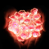 Roomtery Little Pink Flowers Fairy String Lights, view 3