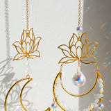 Roomtery Lotus Moon Suncatcher, view 3