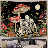 Roomtery Love in Mushroom Forest Tapestry, view 4