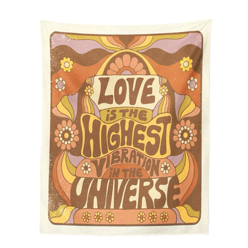 Roomtery Love is Highest Vibration Tapestry