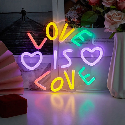 Roomtery Love is Love Neon Sign
