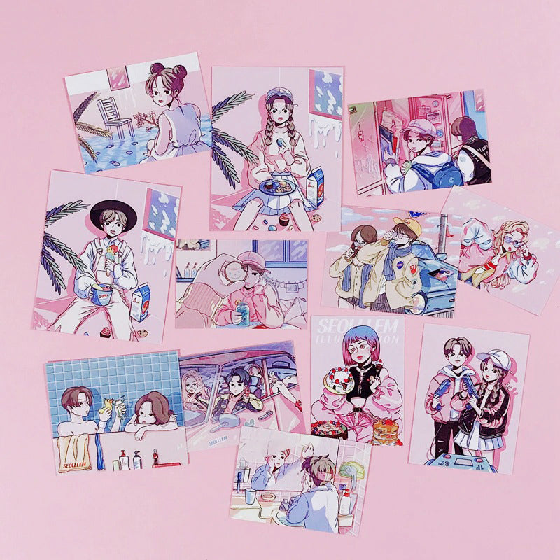 Roomtery Love Story Poster Card Pack