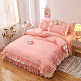 Roomtery Lush Ruffled Coquette Aesthetic Bedding Set, view 3