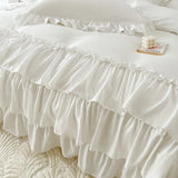Roomtery Lush Ruffles Duvet Cover Set, view 2