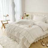 Roomtery Lush Ruffles Duvet Cover Set, view 4