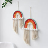 Roomtery Macrame Rainbow Wall Decor, view 3