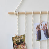 Roomtery Macrame Wall Hanging Photo Display, view 3